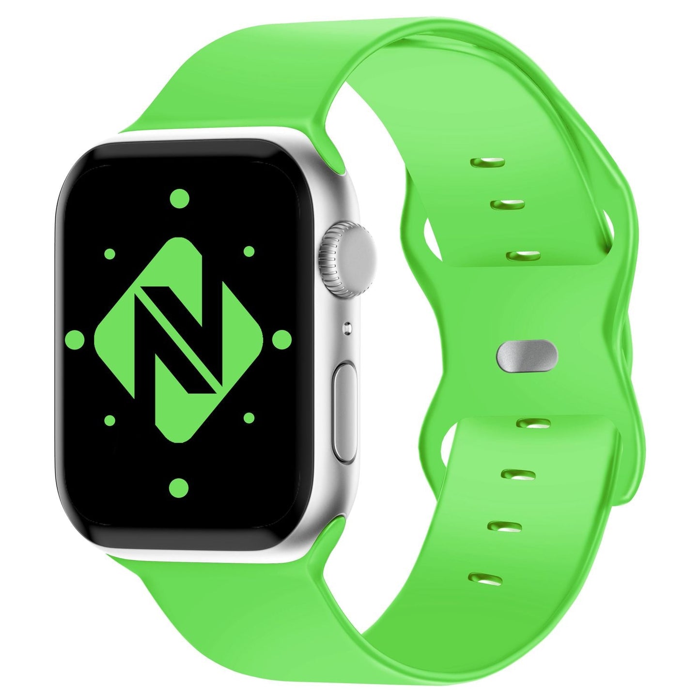 NALIA Silikon Smart-Watch Ersatzarmband kompatibel mit Apple Watch Armband SE & Series 8/7/6/5/4/3/2/1, 38mm 40mm 41mm, iWatch Fitnessuhr Sportarmband Damen & Herren