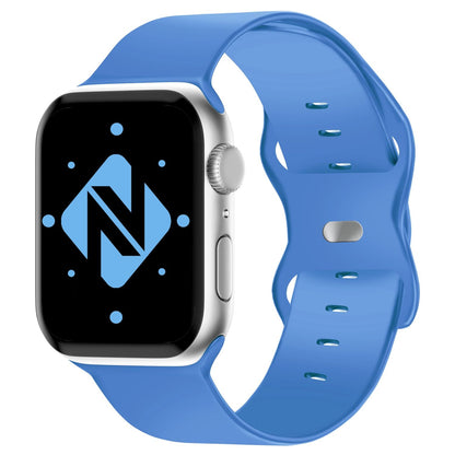 NALIA Silikon Smart-Watch Ersatzarmband kompatibel mit Apple Watch Armband SE & Series 8/7/6/5/4/3/2/1, 38mm 40mm 41mm, iWatch Fitnessuhr Sportarmband Damen & Herren