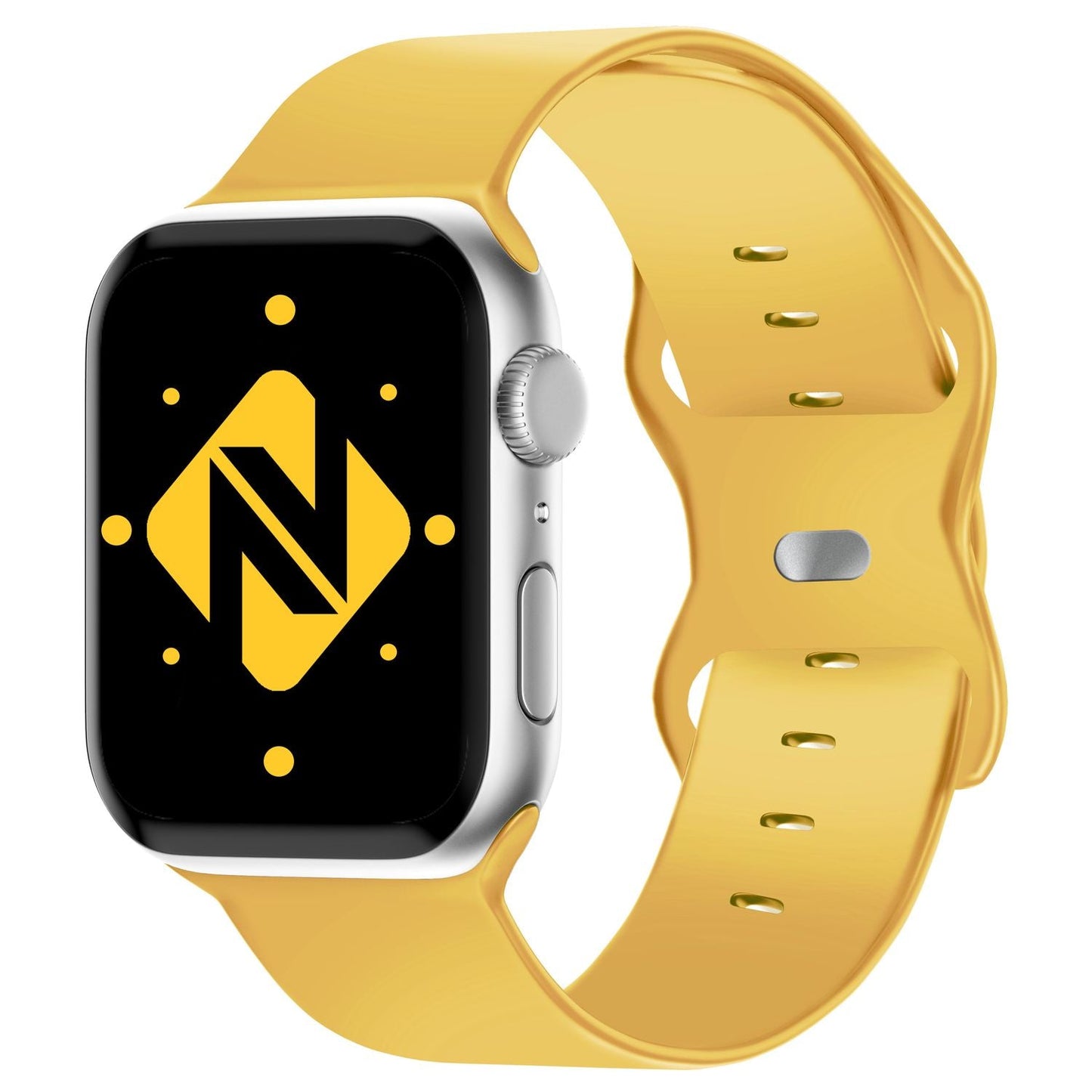 NALIA Silikon Smart-Watch Ersatzarmband kompatibel mit Apple Watch Armband SE & Series 8/7/6/5/4/3/2/1, 38mm 40mm 41mm, iWatch Fitnessuhr Sportarmband Damen & Herren