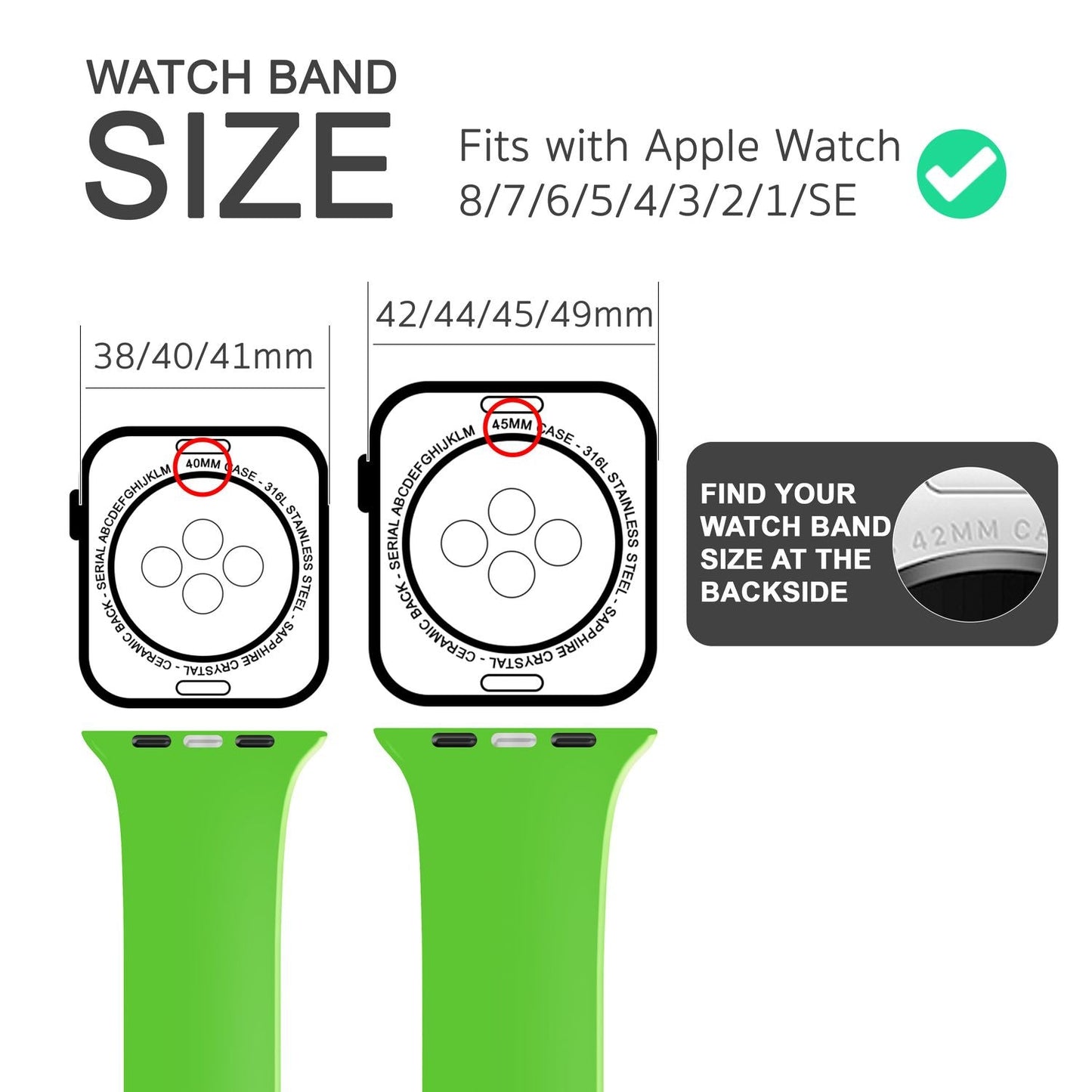 NALIA Silikon Smart-Watch Ersatzarmband kompatibel mit Apple Watch Armband Ultra/SE & Series 8/7/6/5/4/3/2/1, 42mm 44mm 45mm 49mm, iWatch Fitnessuhr Sportarmband Damen & Herren