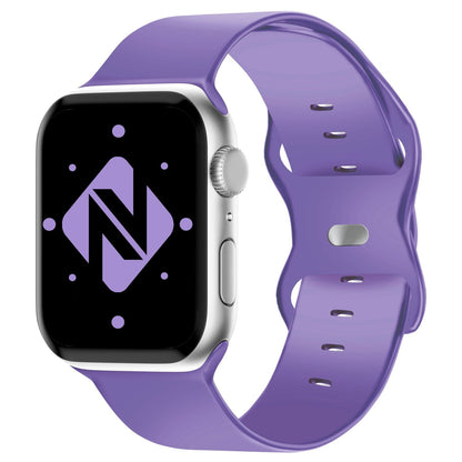 NALIA Silikon Smart-Watch Ersatzarmband kompatibel mit Apple Watch Armband Ultra/SE & Series 8/7/6/5/4/3/2/1, 42mm 44mm 45mm 49mm, iWatch Fitnessuhr Sportarmband Damen & Herren