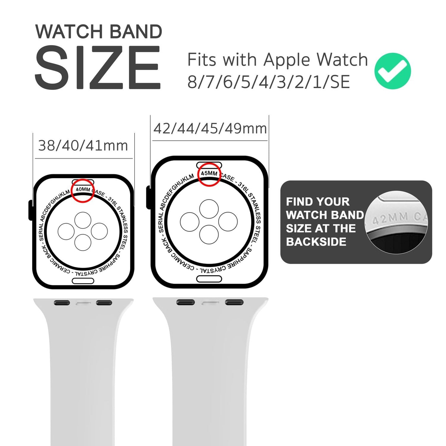 NALIA Silikon Smart-Watch Ersatzarmband kompatibel mit Apple Watch Armband Ultra/SE & Series 8/7/6/5/4/3/2/1, 42mm 44mm 45mm 49mm, iWatch Fitnessuhr Sportarmband Damen & Herren