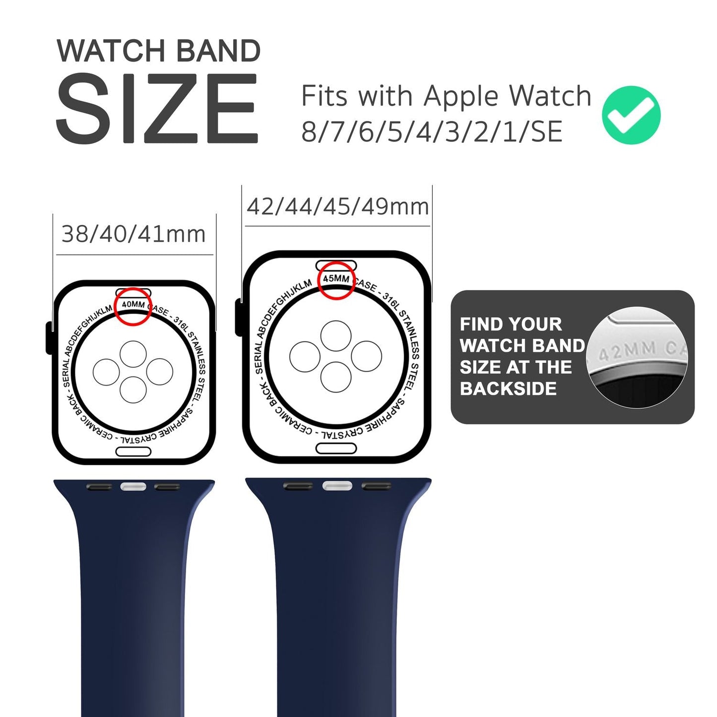 NALIA Gestreiftes Silikon Smart-Watch Ersatzarmband kompatibel mit Apple Watch Armband SE & Series 8/7/6/5/4/3/2/1, 38mm 40mm 41mm, iWatch Fitnessarmband Damen & Herren