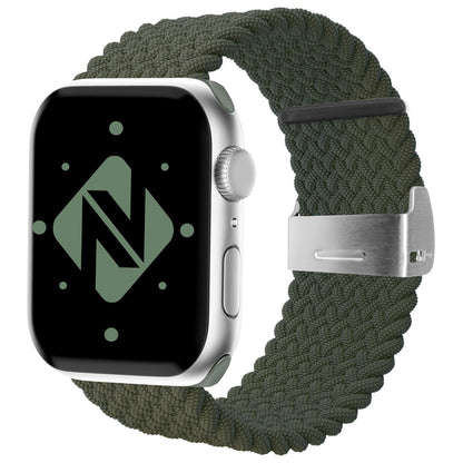 NALIA Geflochtenes Smart Watch Armband kompatibel mit Apple Watch Armband SE & Series 8/7/6/5/4/3/2/1, 38mm 40mm 41mm, iWatch Uhr-Band Damen & Herren, Nylon
