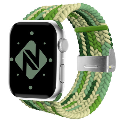 NALIA Geflochtenes Smart Watch Armband kompatibel mit Apple Watch Armband SE & Series 8/7/6/5/4/3/2/1, 38mm 40mm 41mm, iWatch Uhr-Band Damen & Herren, Nylon