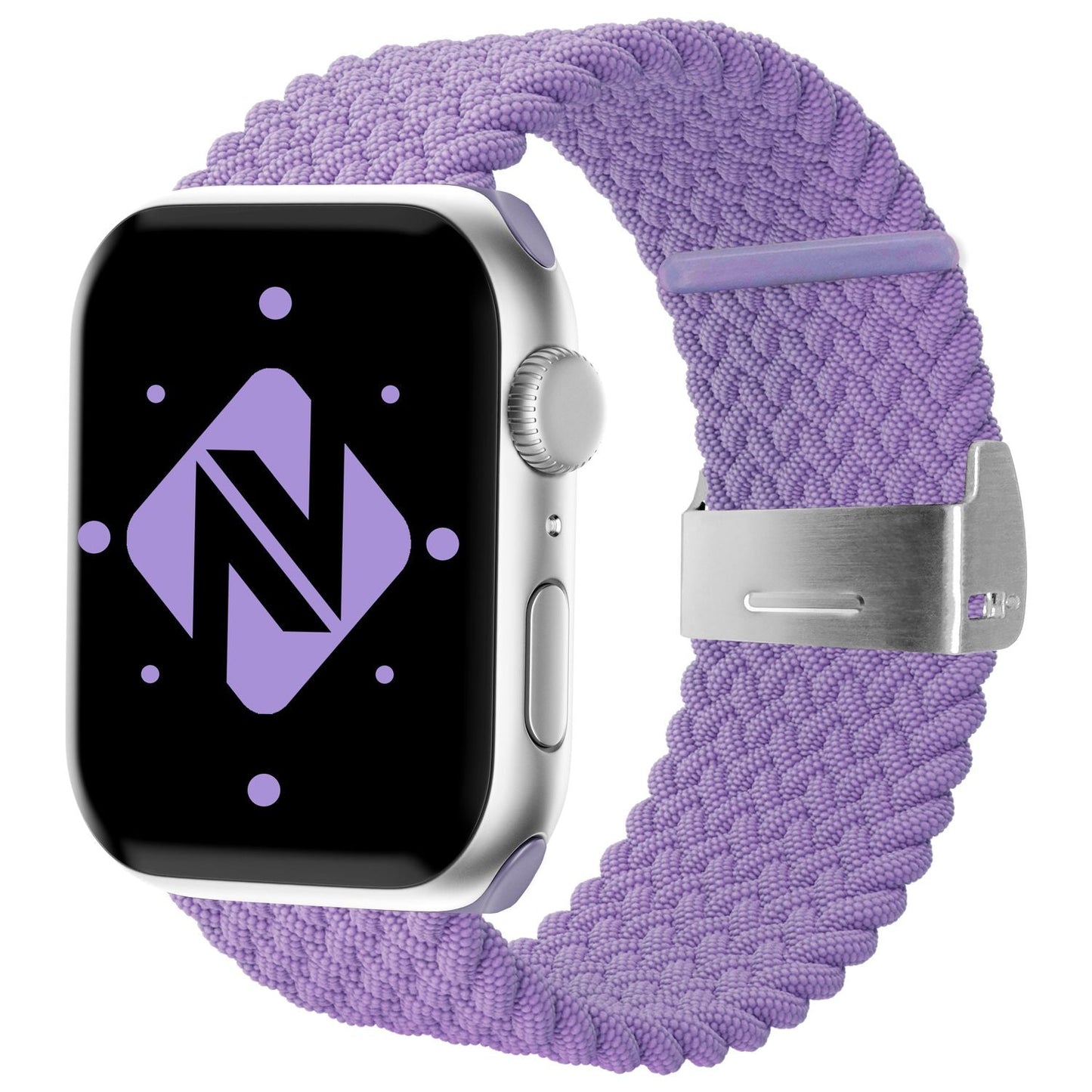 NALIA Geflochtenes Smart Watch Armband kompatibel mit Apple Watch Armband Ultra/SE & Series 8/7/6/5/4/3/2/1, 42mm 44mm 45mm 49mm, iWatch Uhr-Band Damen & Herren, Nylon