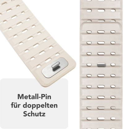 NALIA Volt Magnet Armband kompatibel mit Apple Watch Armband iWatch Series Ultra/SE/10/9/8/7/6/5/4/3/2/1, 42/44/45/49mm, Silikon Band Loop Sportarmband mit Steck-Pin Verschluss