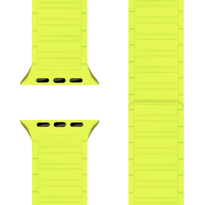 NALIA Nexus Magnet Armband kompatibel mit Apple Watch Armband Series Ultra/SE 10 9 8 7 6 5 4 3 2 1, 42/44/45/46/49mm, Silikon Loop mit Rillendesign, Sportarmband