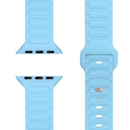 NALIA Pulse Silikon Armband kompatibel mit Apple Watch Armband iWatch Series SE/10/9/8/7/6/5/4/3/2/1, 38/40/41/42mm, 3D Textur Sportarmband mit Steck-Pin Verschluss