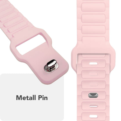 NALIA Pulse Silikon Armband kompatibel mit Apple Watch Armband iWatch Series SE/10/9/8/7/6/5/4/3/2/1, 38/40/41/42mm, 3D Textur Sportarmband mit Steck-Pin Verschluss