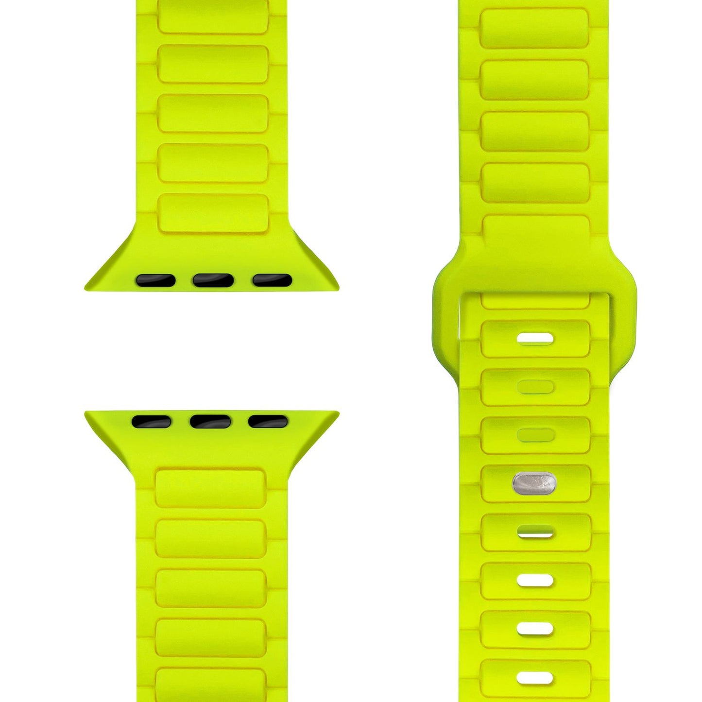 NALIA Pulse Silikon Armband kompatibel mit Apple Watch Armband iWatch Series Ultra/SE 10 9 8 7 6 5 4 3 2 1, 42/44/45/46/49mm, 3D Sportarmband mit Steck-Pin Verschluss