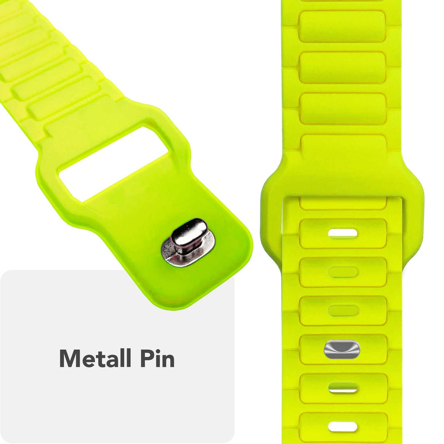 NALIA Pulse Silikon Armband kompatibel mit Apple Watch Armband iWatch Series Ultra/SE 10 9 8 7 6 5 4 3 2 1, 42/44/45/46/49mm, 3D Sportarmband mit Steck-Pin Verschluss