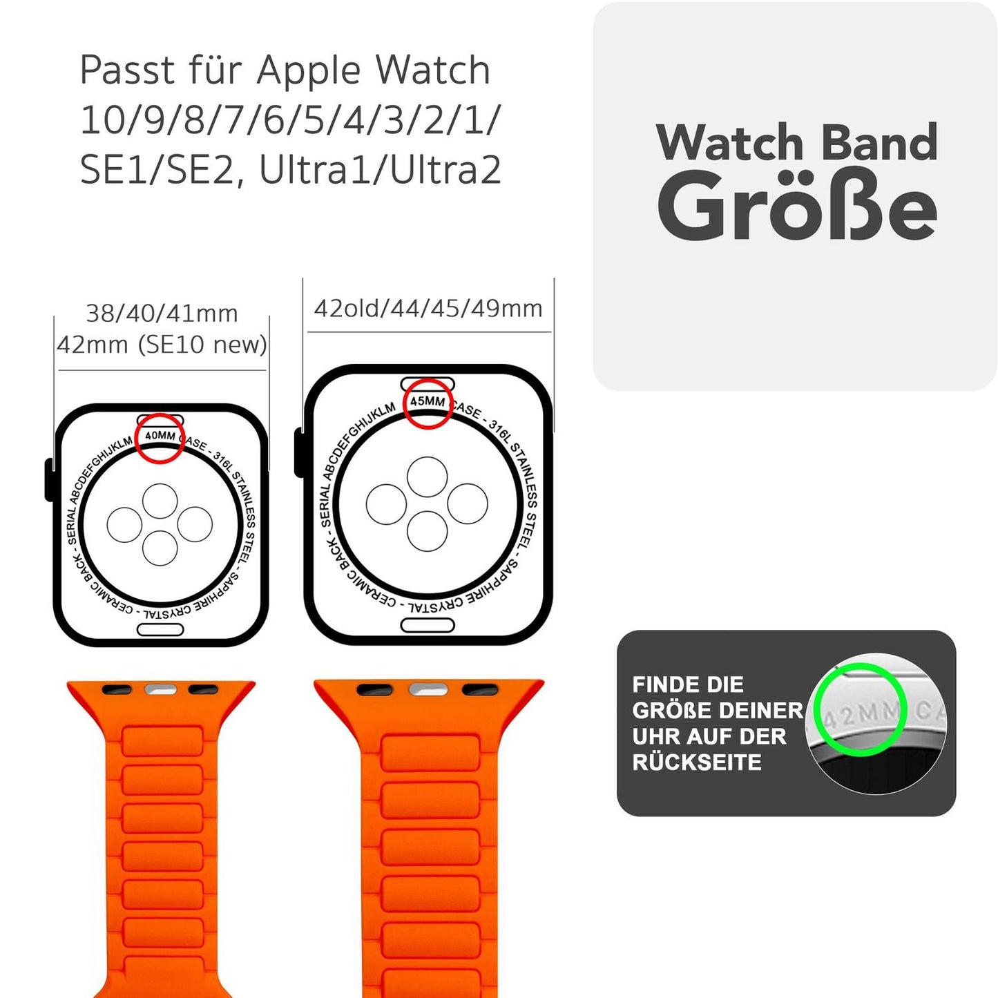 NALIA Pulse Silikon Armband kompatibel mit Apple Watch Armband iWatch Series Ultra/SE 10 9 8 7 6 5 4 3 2 1, 42/44/45/46/49mm, 3D Sportarmband mit Steck-Pin Verschluss