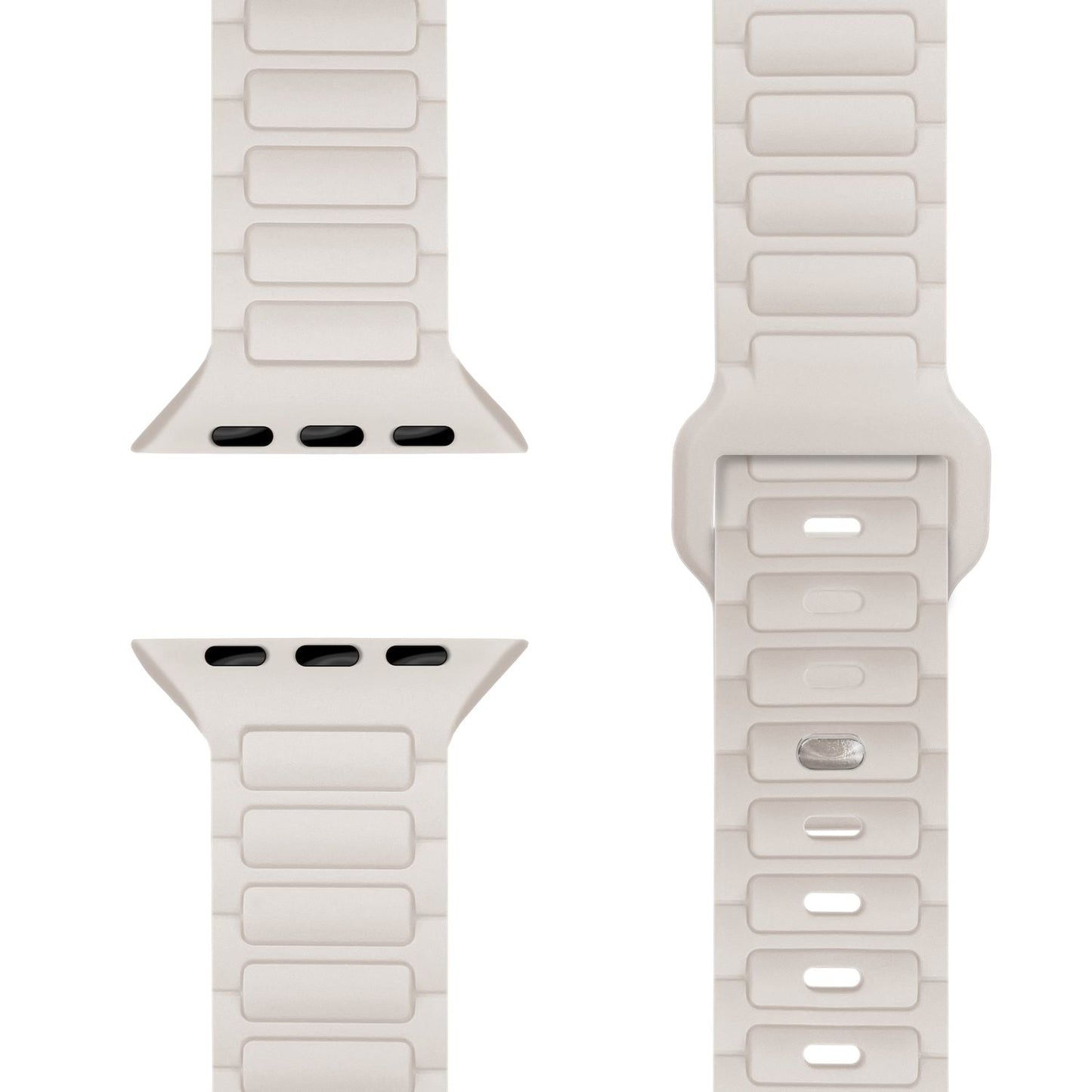 NALIA Pulse Silikon Armband kompatibel mit Apple Watch Armband iWatch Series Ultra/SE 10 9 8 7 6 5 4 3 2 1, 42/44/45/46/49mm, 3D Sportarmband mit Steck-Pin Verschluss