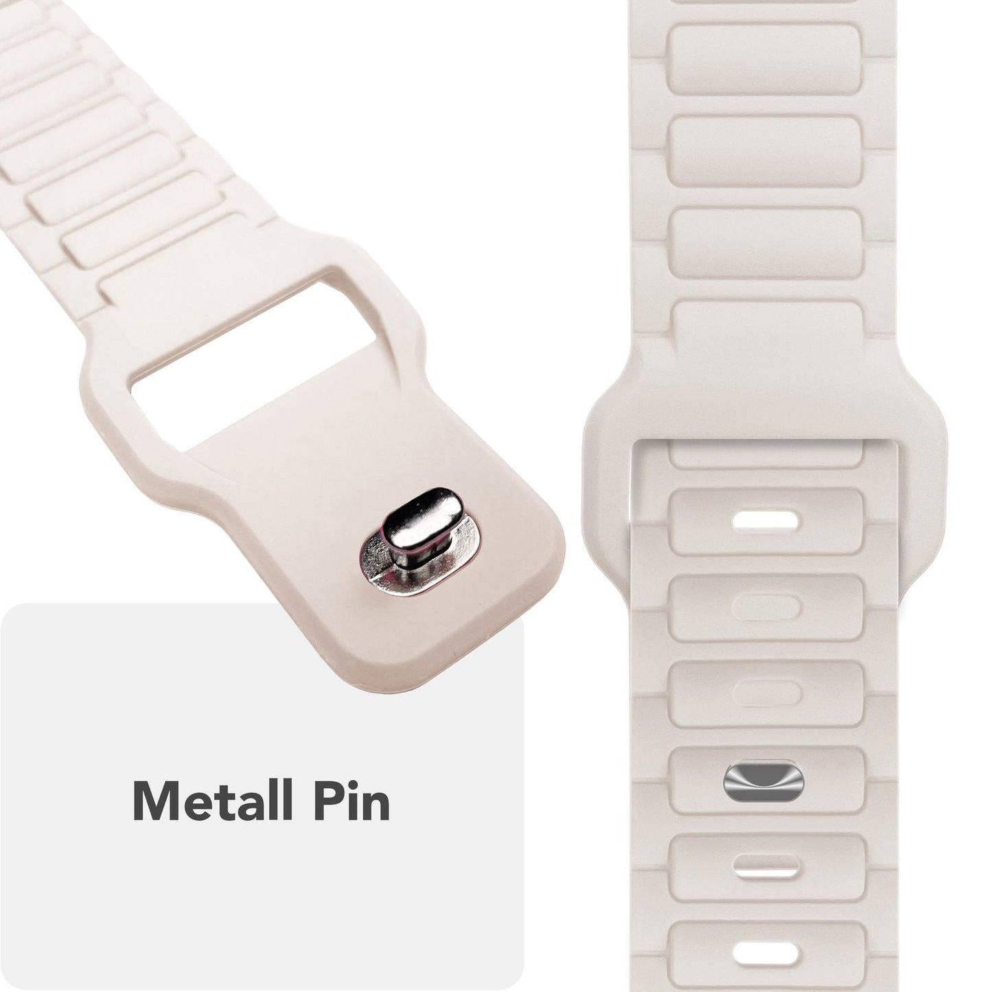 NALIA Pulse Silikon Armband kompatibel mit Apple Watch Armband iWatch Series Ultra/SE 10 9 8 7 6 5 4 3 2 1, 42/44/45/46/49mm, 3D Sportarmband mit Steck-Pin Verschluss