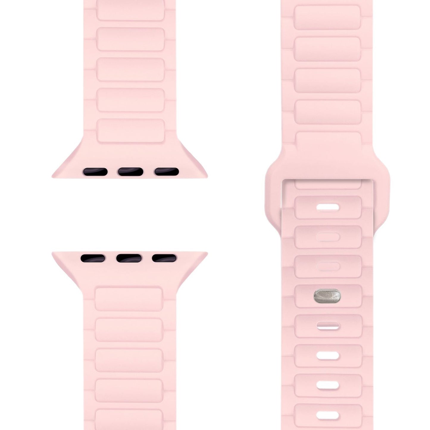 NALIA Pulse Silikon Armband kompatibel mit Apple Watch Armband iWatch Series Ultra/SE 10 9 8 7 6 5 4 3 2 1, 42/44/45/46/49mm, 3D Sportarmband mit Steck-Pin Verschluss