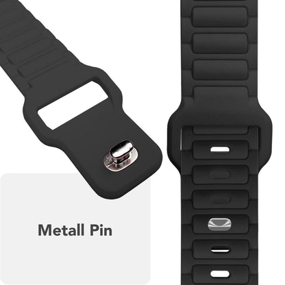 NALIA Pulse Silikon Armband kompatibel mit Apple Watch Armband iWatch Series Ultra/SE 10 9 8 7 6 5 4 3 2 1, 42/44/45/46/49mm, 3D Sportarmband mit Steck-Pin Verschluss