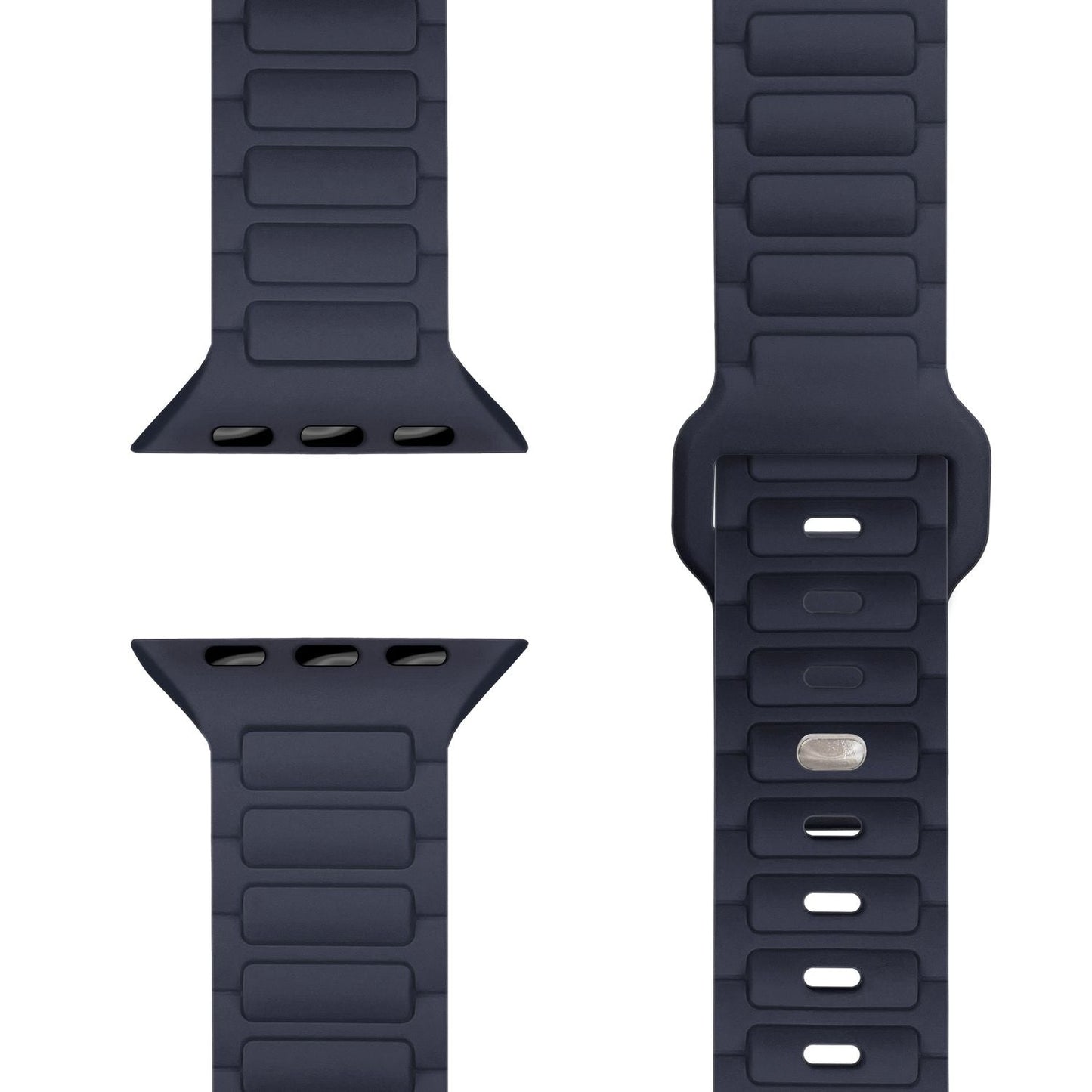 NALIA Pulse Silikon Armband kompatibel mit Apple Watch Armband iWatch Series Ultra/SE 10 9 8 7 6 5 4 3 2 1, 42/44/45/46/49mm, 3D Sportarmband mit Steck-Pin Verschluss