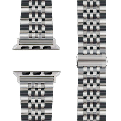 NALIA Trivo Edelstahl Armband kompatibel mit Apple Watch Armband SE Series 10 9 8 7 6 5 4 3 2 1 38/40/41/42mm, Metall Ersatzarmband mit Schmetterlingsschließe, Rostfrei