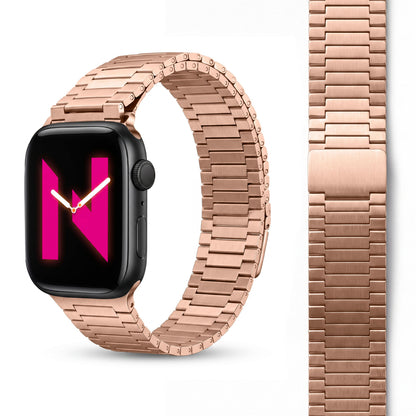 NALIA Chronos Edelstahl Armband kompatibel mit Apple Watch Armband SE iWatch Series 10 9 8 7 6 5 4 3 2 1 38/40/41/42mm, Magnetisches Loop-Armband aus Metall mit Schnellverschluss
