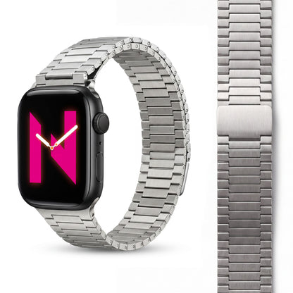 NALIA Chronos Metall Armband kompatibel mit Apple Watch Armband Ultra/SE iWatch Series 10 9 8 7 6 5 4 3 2 1, 42/44/45/46/49mm, Edelstahl Loop-Armband Magnetverschluss, Rostfrei