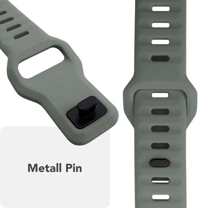 NALIA Motion Silikon Armband kompatibel mit Apple Watch Armband iWatch Series SE/10/9/8/7/6/5/4/3/2/1, 38/40/41/42mm, Ersatzarmband Soft Sportarmband mit Steck-Pin Verschluss