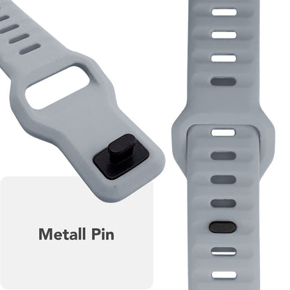 NALIA Motion Silikon Armband kompatibel mit Apple Watch Armband iWatch Series SE/10/9/8/7/6/5/4/3/2/1, 38/40/41/42mm, Ersatzarmband Soft Sportarmband mit Steck-Pin Verschluss