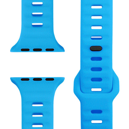 NALIA Motion Silikon Armband kompatibel mit Apple Watch Armband iWatch Series SE/10/9/8/7/6/5/4/3/2/1, 38/40/41/42mm, Ersatzarmband Soft Sportarmband mit Steck-Pin Verschluss