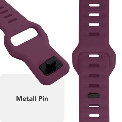 NALIA Motion Silikon Armband kompatibel mit Apple Watch Armband iWatch Series SE/10/9/8/7/6/5/4/3/2/1, 38/40/41/42mm, Ersatzarmband Soft Sportarmband mit Steck-Pin Verschluss