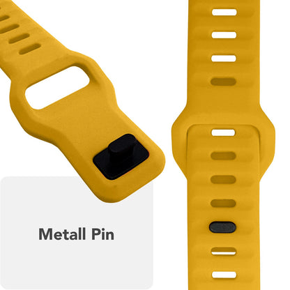 NALIA Motion Silikon Armband kompatibel mit Apple Watch Armband iWatch Series SE/10/9/8/7/6/5/4/3/2/1, 38/40/41/42mm, Ersatzarmband Soft Sportarmband mit Steck-Pin Verschluss