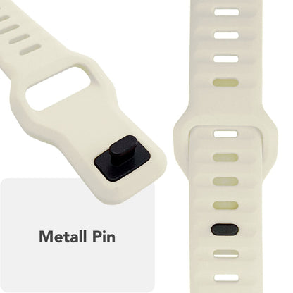 NALIA Motion Silikon Armband kompatibel mit Apple Watch Armband iWatch Series SE/10/9/8/7/6/5/4/3/2/1, 38/40/41/42mm, Ersatzarmband Soft Sportarmband mit Steck-Pin Verschluss
