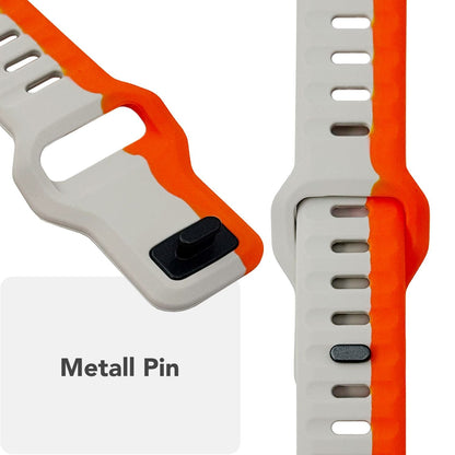 NALIA Motion Silikon Armband kompatibel mit Apple Watch Armband iWatch Series SE/10/9/8/7/6/5/4/3/2/1, 38/40/41/42mm, Ersatzarmband Soft Sportarmband mit Steck-Pin Verschluss