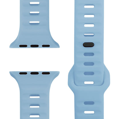 NALIA Motion Silikon Armband kompatibel mit Apple Watch Armband iWatch Series SE/10/9/8/7/6/5/4/3/2/1, 38/40/41/42mm, Ersatzarmband Soft Sportarmband mit Steck-Pin Verschluss