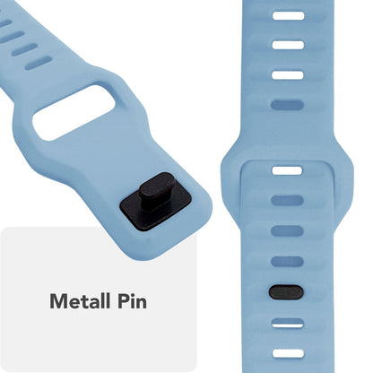 NALIA Motion Silikon Armband kompatibel mit Apple Watch Armband iWatch Series SE/10/9/8/7/6/5/4/3/2/1, 38/40/41/42mm, Ersatzarmband Soft Sportarmband mit Steck-Pin Verschluss