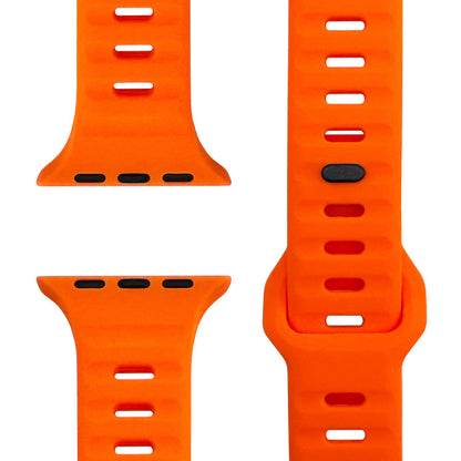 NALIA Motion Silikon Armband kompatibel mit Apple Watch Armband iWatch Series SE/10/9/8/7/6/5/4/3/2/1, 38/40/41/42mm, Ersatzarmband Soft Sportarmband mit Steck-Pin Verschluss