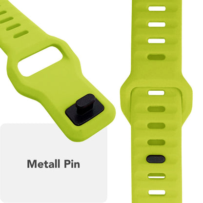 NALIA Motion Silikon Armband kompatibel mit Apple Watch Armband iWatch Series Ultra/SE 10 9 8 7 6 5 4 3 2 1, 42/44/45/46/49mm, Ersatzarmband Sportarmband Steck-Pin Verschluss