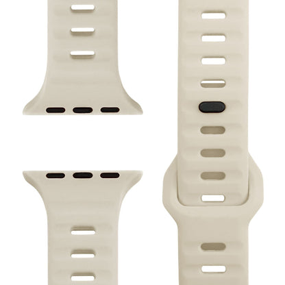 NALIA Motion Silikon Armband kompatibel mit Apple Watch Armband iWatch Series Ultra/SE 10 9 8 7 6 5 4 3 2 1, 42/44/45/46/49mm, Ersatzarmband Sportarmband Steck-Pin Verschluss
