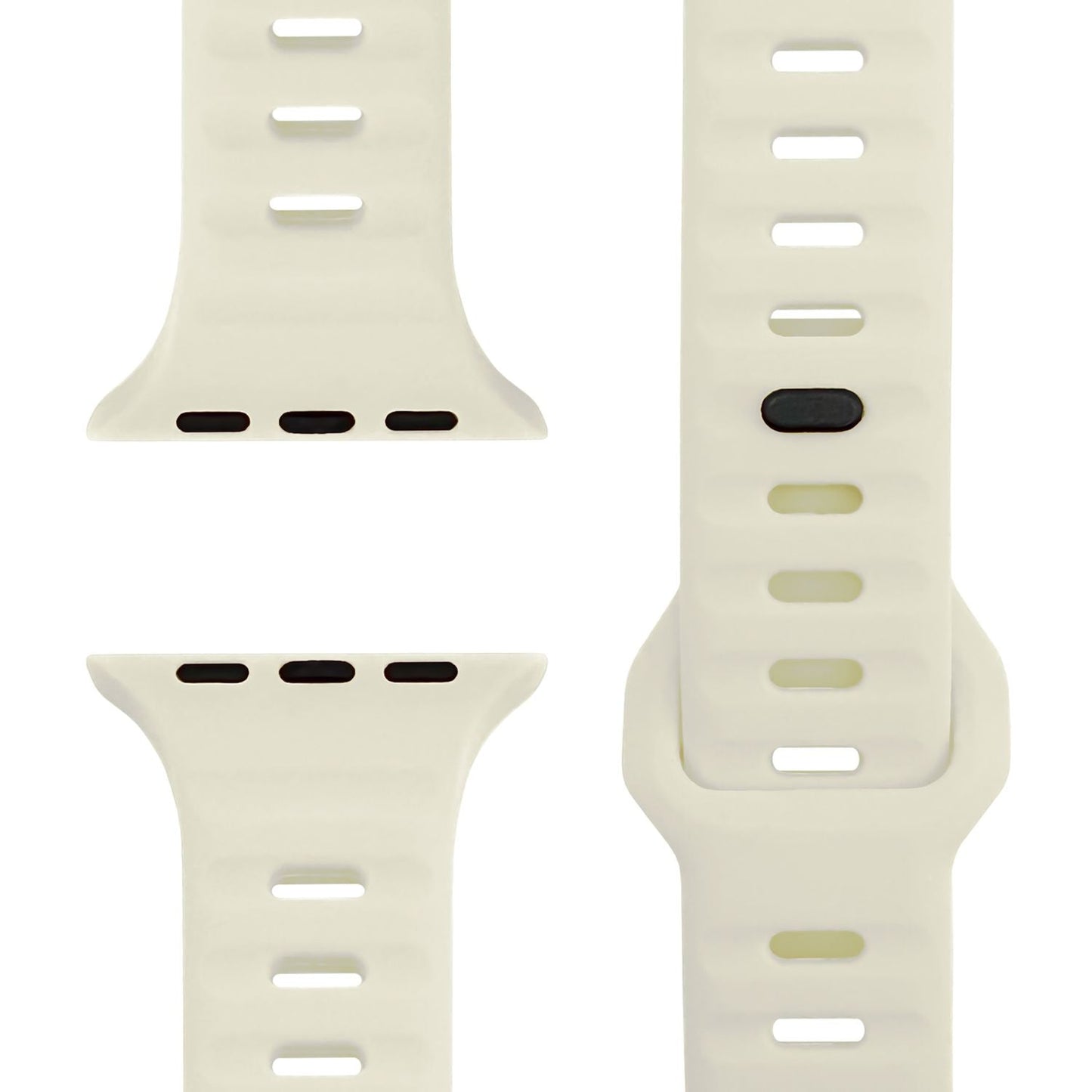 NALIA Motion Silikon Armband kompatibel mit Apple Watch Armband iWatch Series Ultra/SE 10 9 8 7 6 5 4 3 2 1, 42/44/45/46/49mm, Ersatzarmband Sportarmband Steck-Pin Verschluss