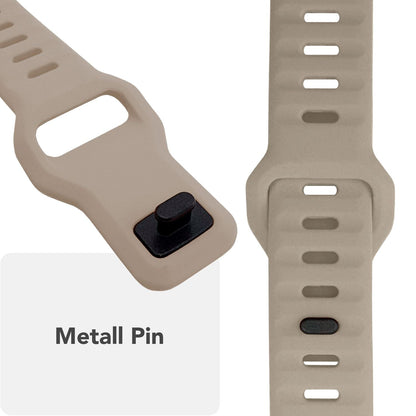 NALIA Motion Silikon Armband kompatibel mit Apple Watch Armband iWatch Series Ultra/SE 10 9 8 7 6 5 4 3 2 1, 42/44/45/46/49mm, Ersatzarmband Sportarmband Steck-Pin Verschluss