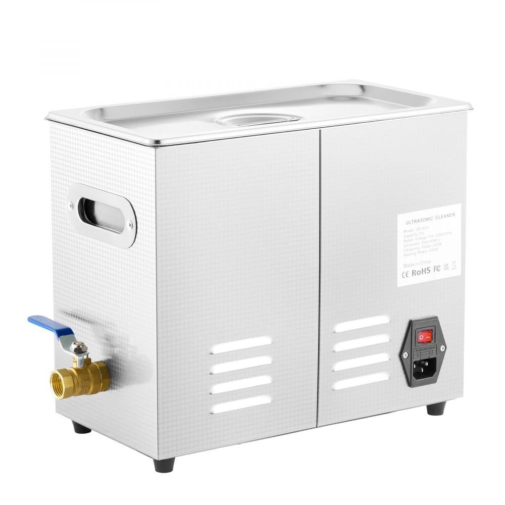 Ultrasonic cleaner 6L - stainless steel - with heating