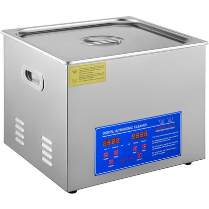 Ultrasonic cleaner 15L - stainless steel with heating