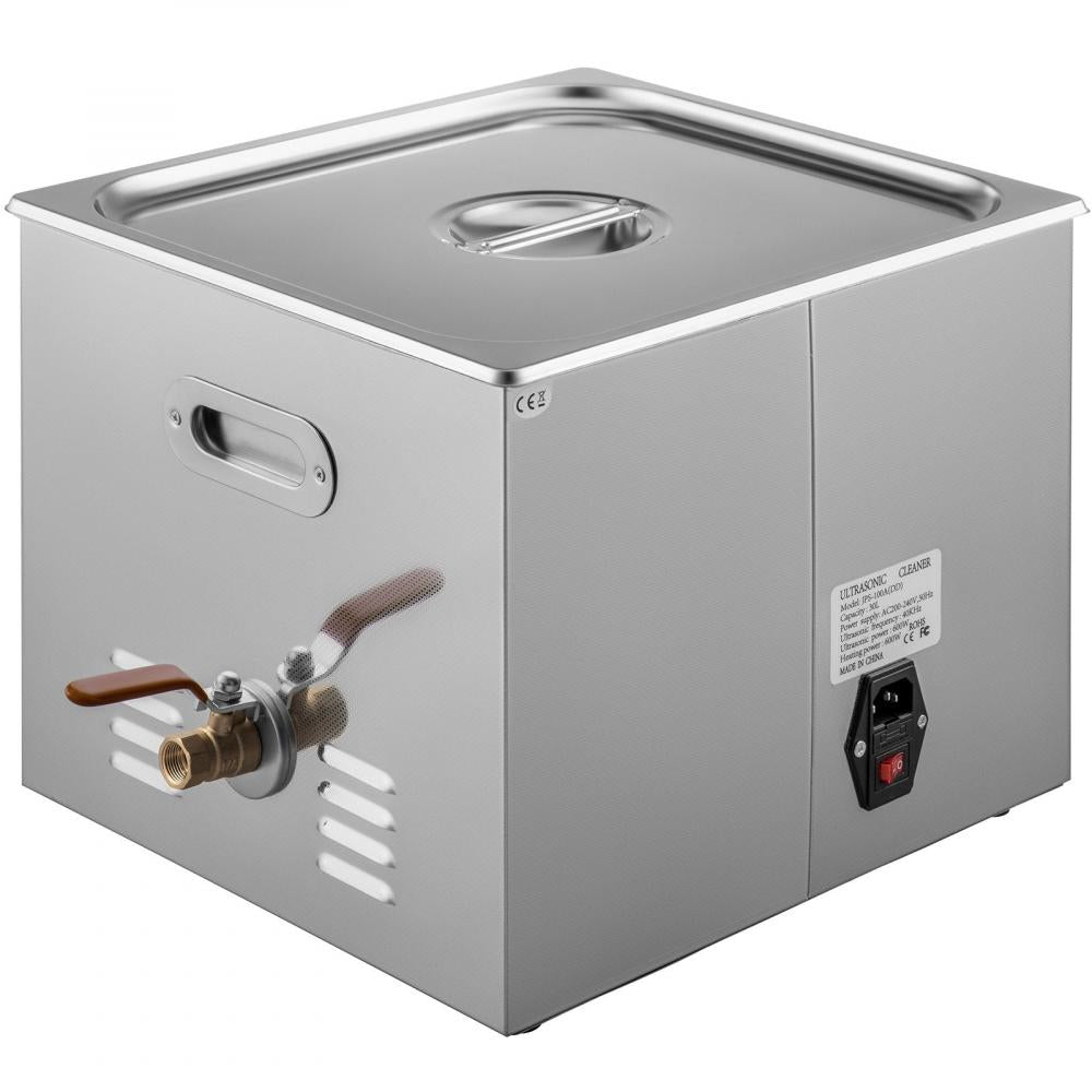 Ultrasonic cleaner 15L - stainless steel with heating