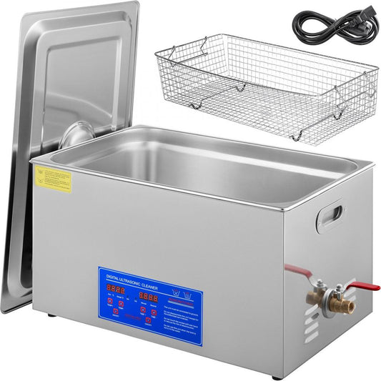 Ultrasonic cleaner 22L - stainless steel with heating