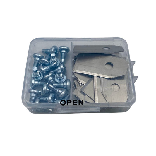 18 Edelstahl Ersatzmesser / Ersatzklingen für Husqvarna Automower, Gardena Sileno, Segway Navimow Mähroboter