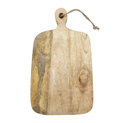 Dekobrett Mangoholz Serviertablett Tablett Wald Baum Kerzentablett 38x21 cm Mangotablett