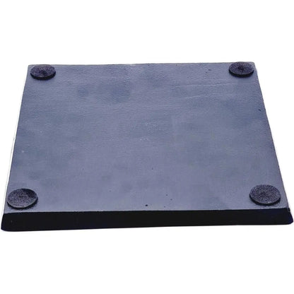 Dekoteller schwarz Dekoschale Metall Teller Schale Alu Deko 25x25 cm