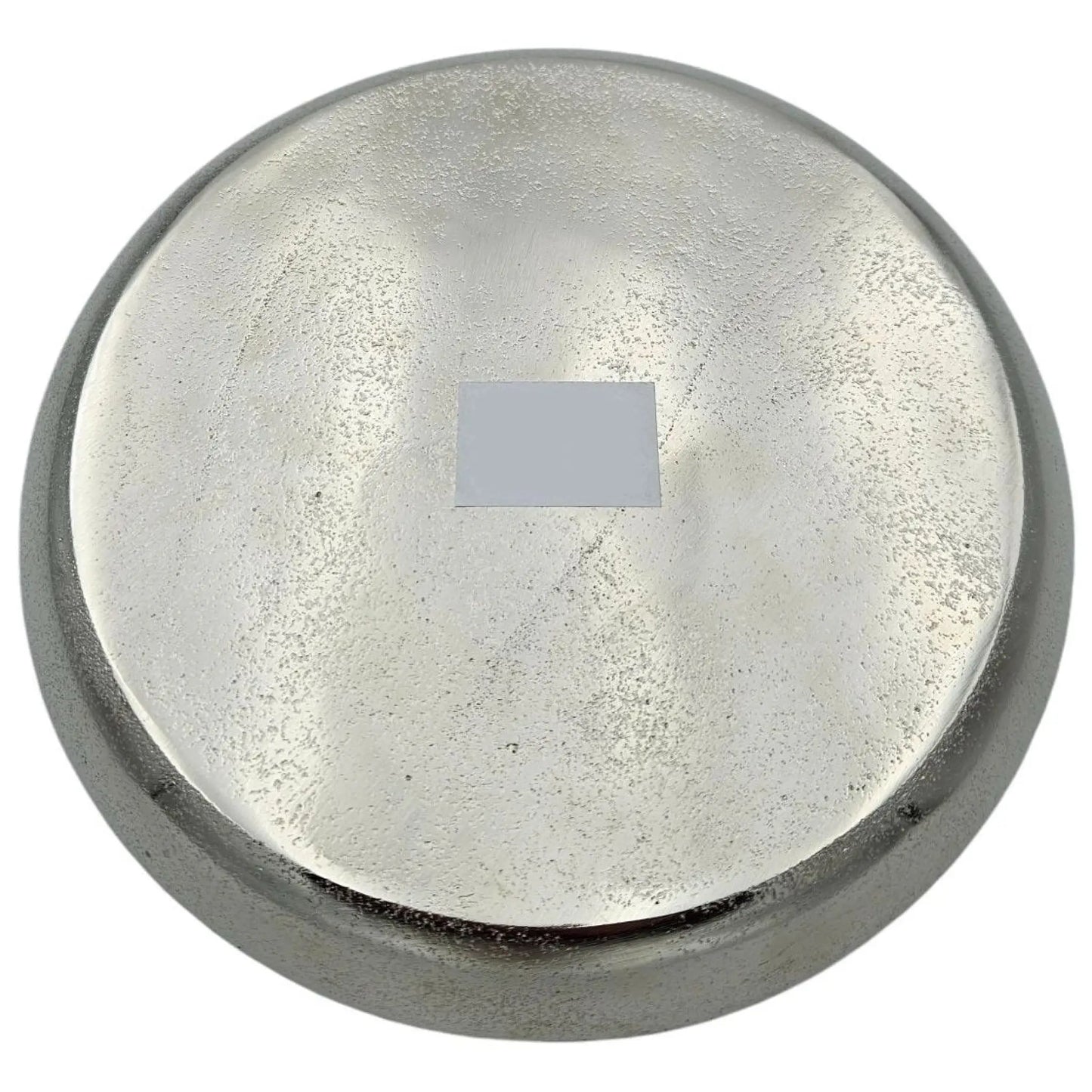 Dekoteller Silber Metall Teller Schale Dekotablett Kerzenteller Dekoschale Ø20cm
