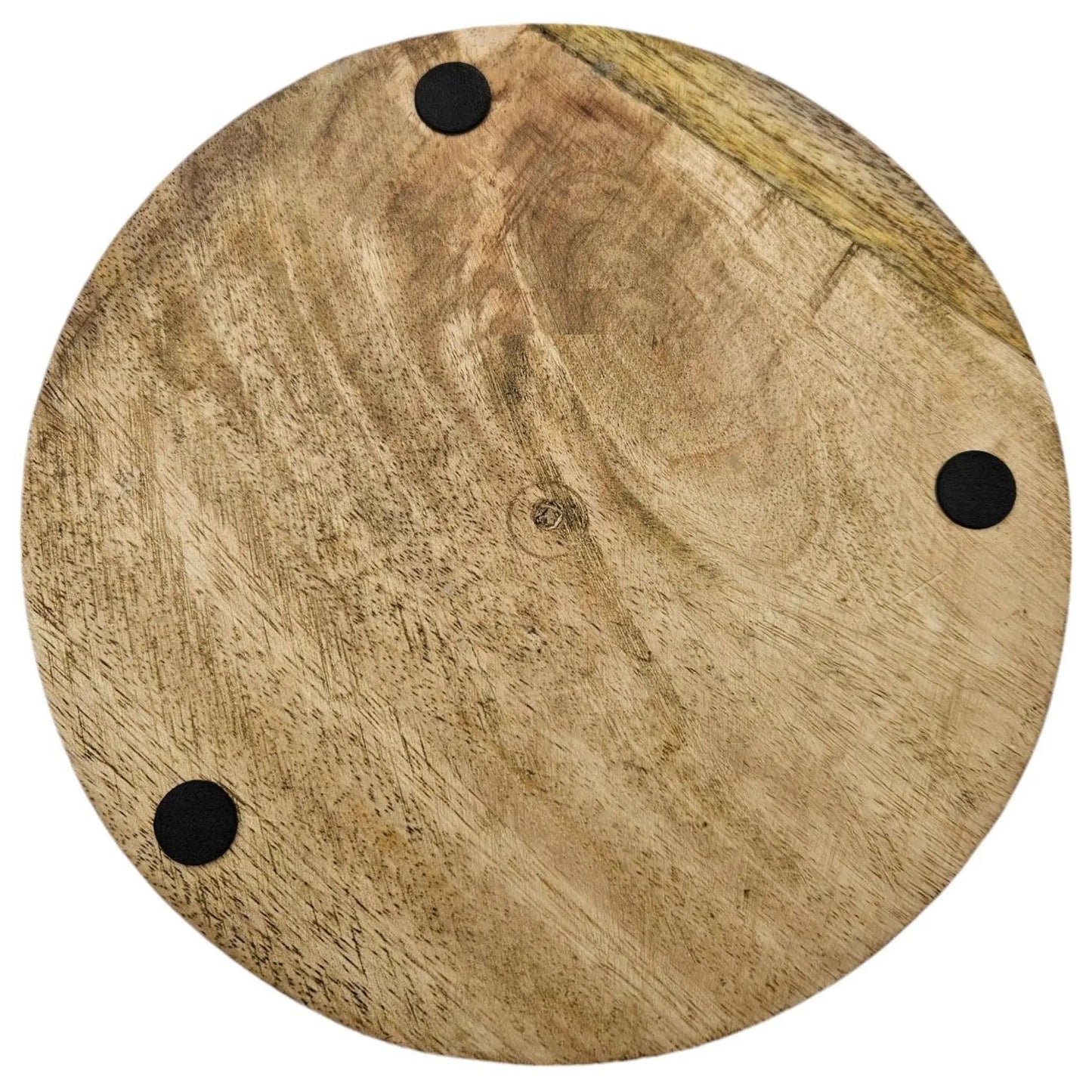 Dekoteller Teller Mango Holz Dekobrett Untersetzer Schmuckteller Tablett Ø 25 cm