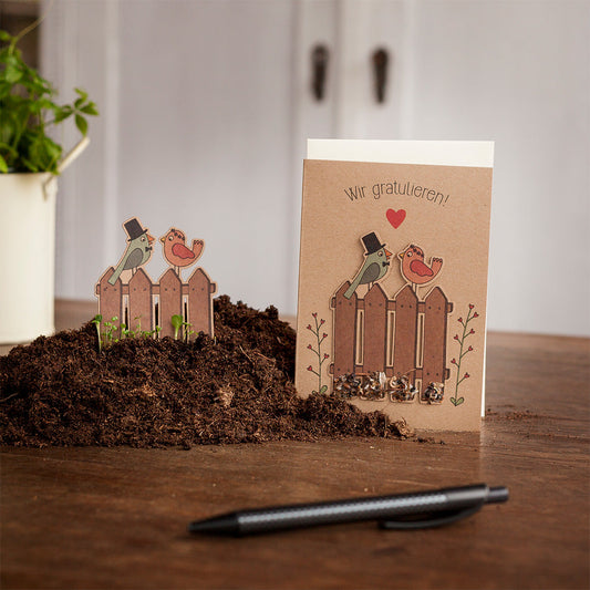 Wedding card "Bird Wedding"