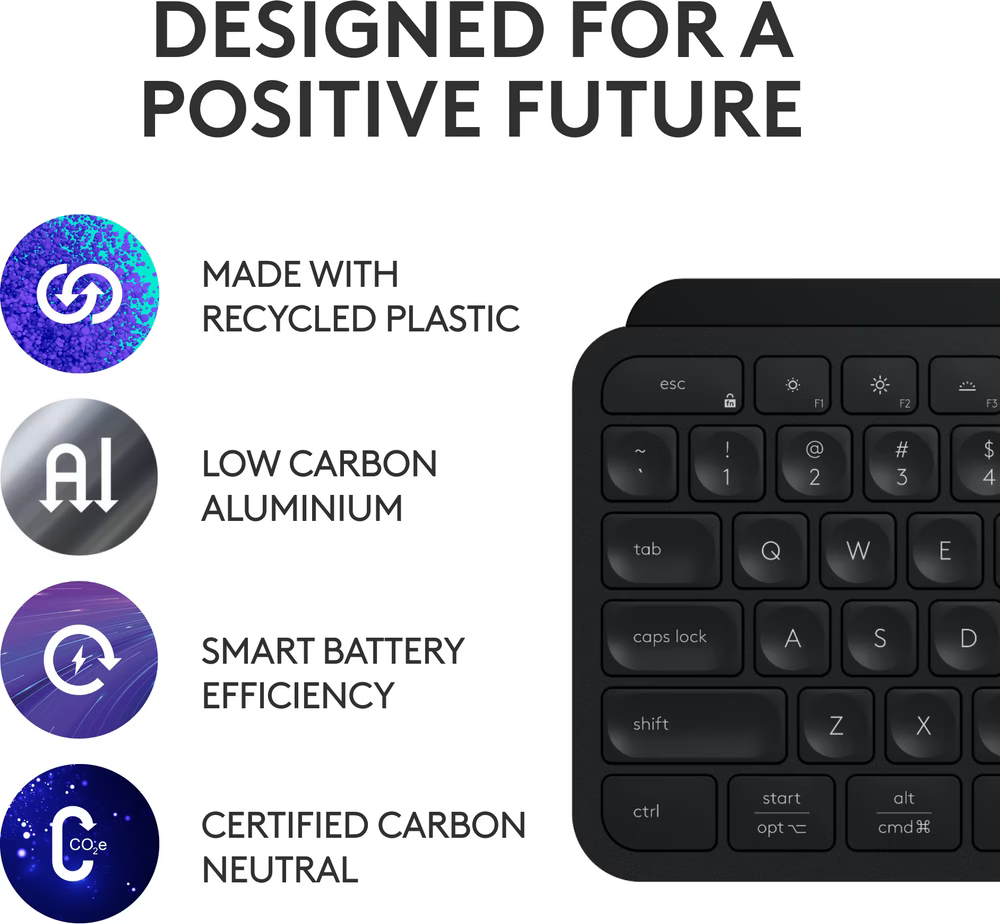 Logitech MX Keys S Wireless Keyboard and Mouse Combo
